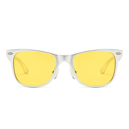 Square Trapezoid Tinted Sunglasses