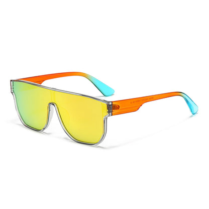 aviator sunglasses with glossy lenses