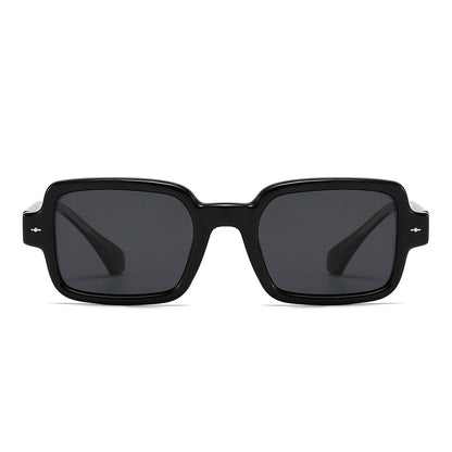 Square 90s Retro Clear Sunglasses