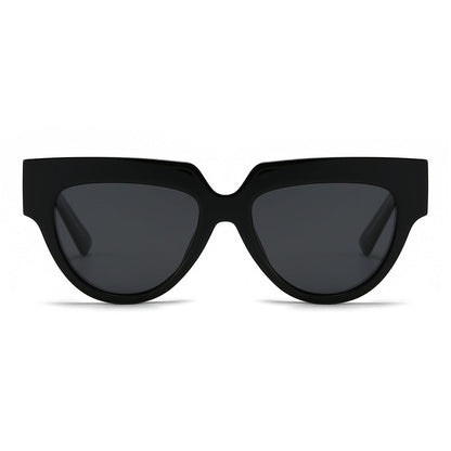 Low Bridge Fit Geometric Tinted Sunglasses