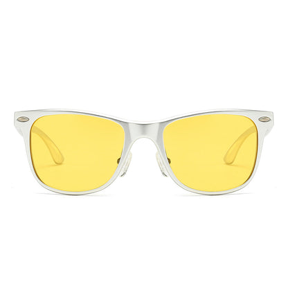 Square Trapezoid Tinted Sunglasses