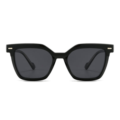 Wide Thick Square Tinted Sunglasses
