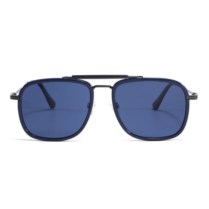 Square Aviator Black Sunglasses
