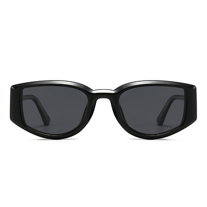 Geek-Chic Acetate Geometric Sunglasses