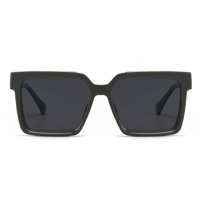Oversized Acetate Square Tinted Sunglasses