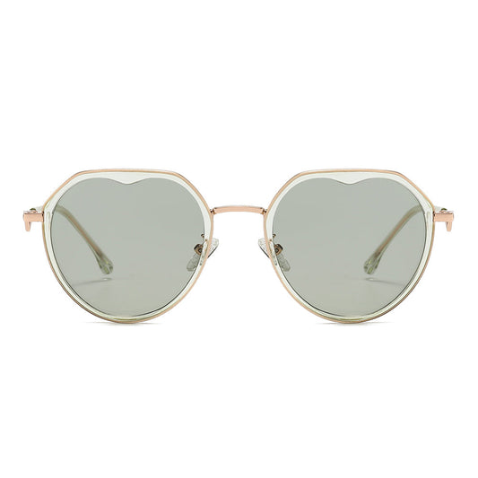 Gradient Lens  Round Sunglasses